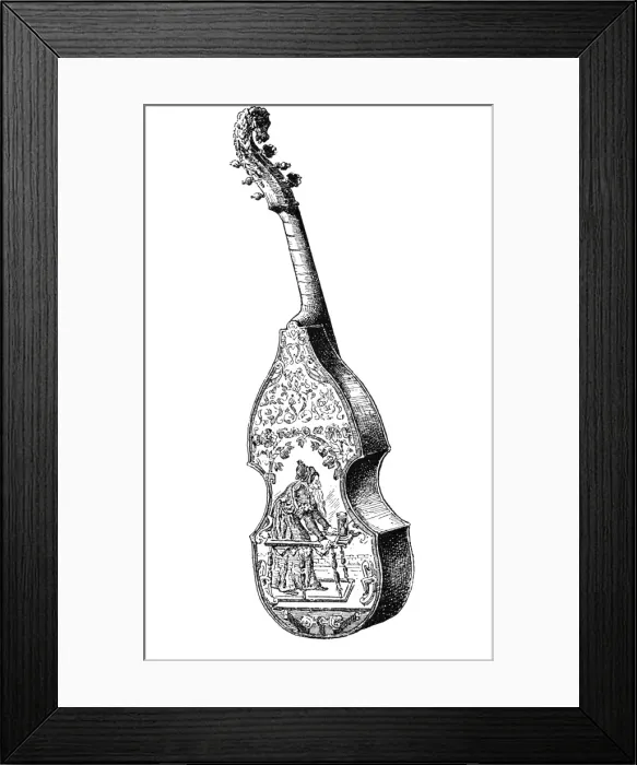 Framed Print : Viola Da Gamba C16 Framed Print : Viola Da Gamba C16