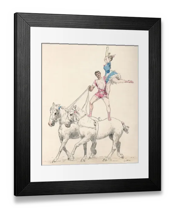 Framed Print : Garnier / Equestian Act Framed Print : Garnier / Equestian Act