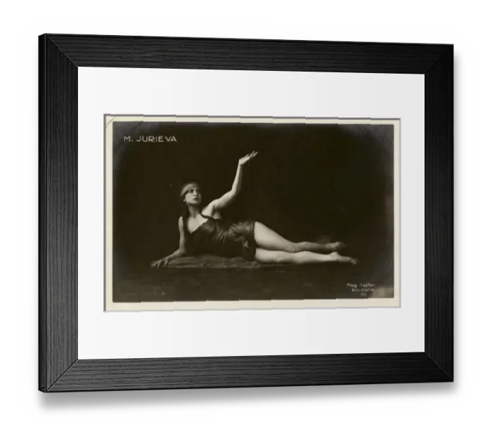 Framed Print : Jurieva / Vettori Postcard Framed Print : Jurieva / Vettori Postcard