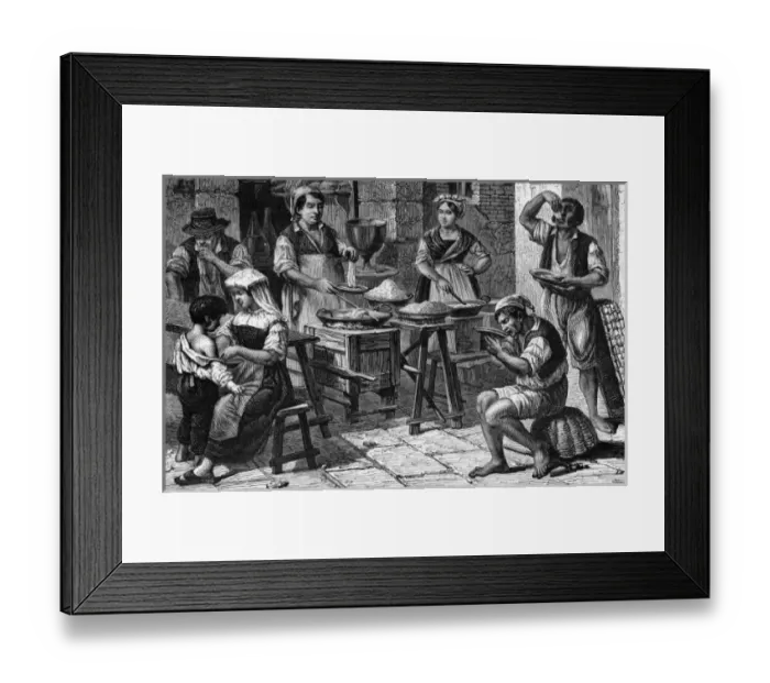 Framed Print : Macaroni, Napoli Framed Print : Macaroni, Napoli