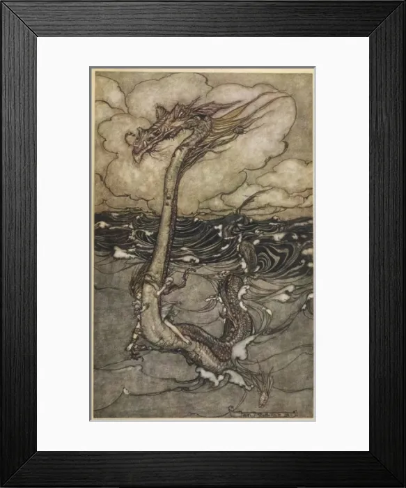 Framed Print : SEA DRAGON Framed Print : SEA DRAGON