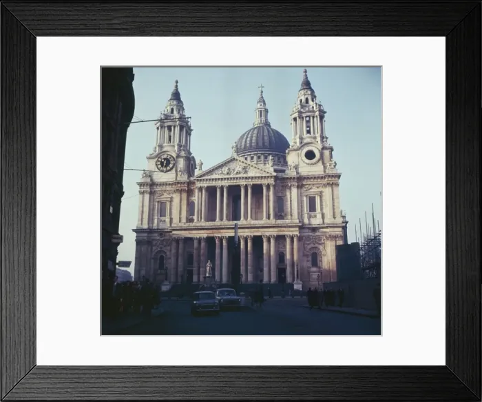 Framed Print : St Pauls Cathedral 20C Framed Print : St Pauls Cathedral 20C