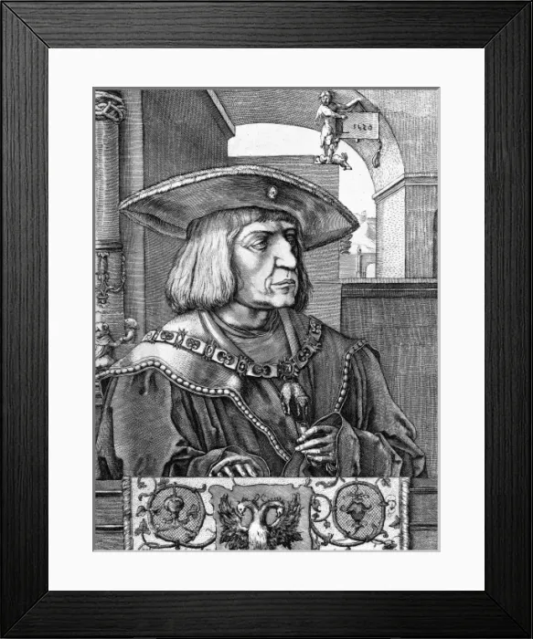 Framed Print : Maximilian I / Fursten Framed Print : Maximilian I / Fursten