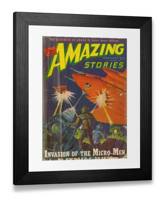 Framed Print : Micro-Men Invasion 1946 Framed Print : Micro-Men Invasion 1946