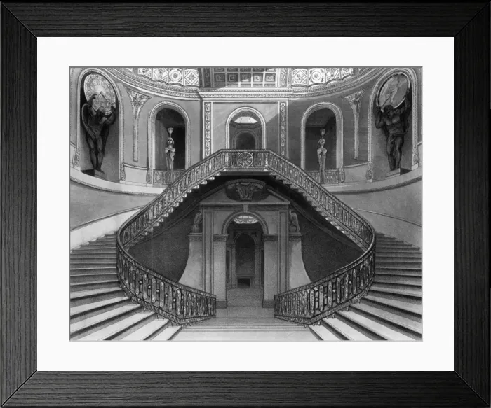 Framed Print : Carlton House / Staircase Framed Print : Carlton House / Staircase