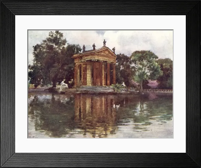 Framed Print : Borghese Villa Gardens Framed Print : Borghese Villa Gardens
