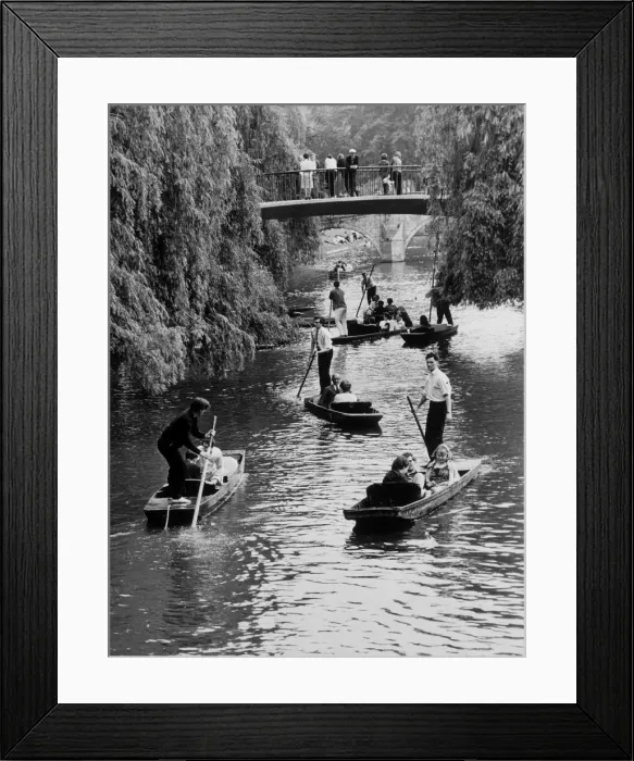 Framed Print : Punting at Cambridge 2 Framed Print : Punting at Cambridge 2