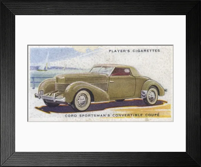 Framed Print : Cord Coupe 1936 Framed Print : Cord Coupe 1936