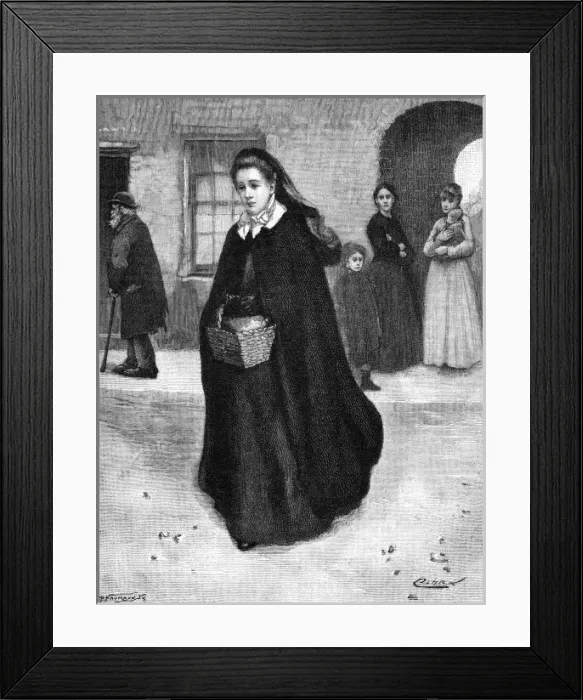 Framed Print : District Nurse / 1893 Framed Print : District Nurse / 1893