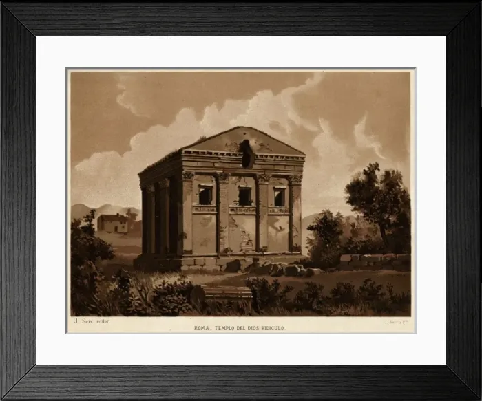 Framed Print : Rome / Temple Ridiculo Framed Print : Rome / Temple Ridiculo
