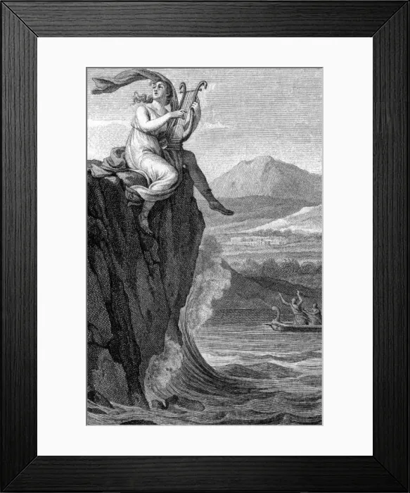 Framed Print : Odysseus & Sirens Framed Print : Odysseus & Sirens