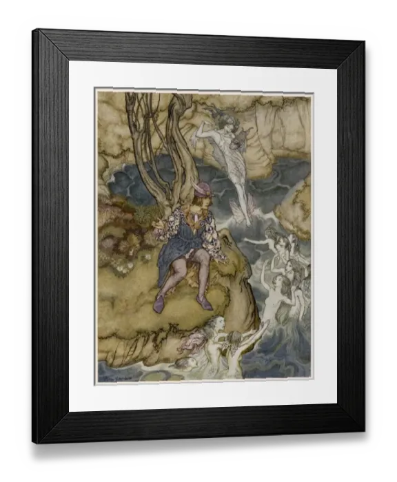 Framed Print : Shakespeare / The Tempest Framed Print : Shakespeare / The Tempest