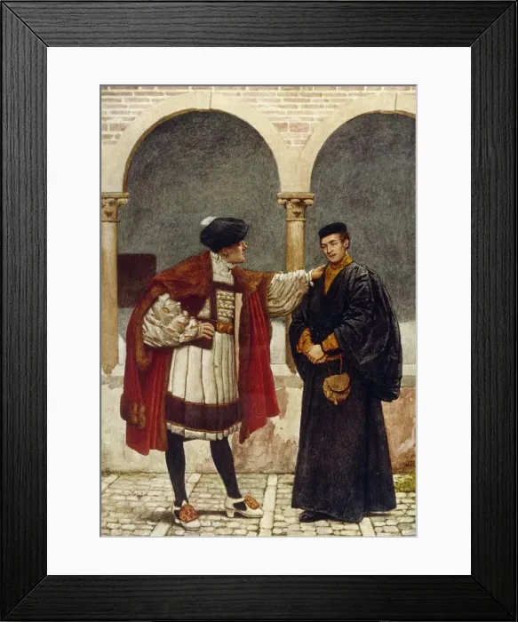 Framed Print : Shakespeare / Merchants Framed Print : Shakespeare / Merchants