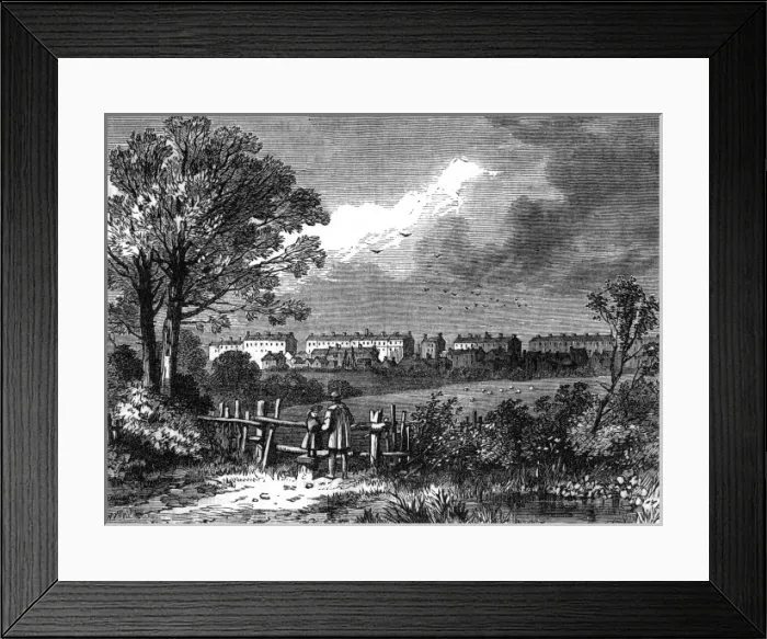 Framed Print : London / Camden Town / 1780 Framed Print : London / Camden Town / 1780
