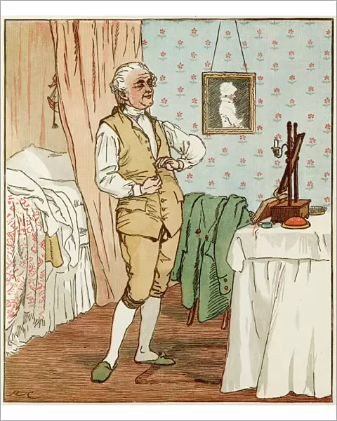 Man Dressing Circa 1800