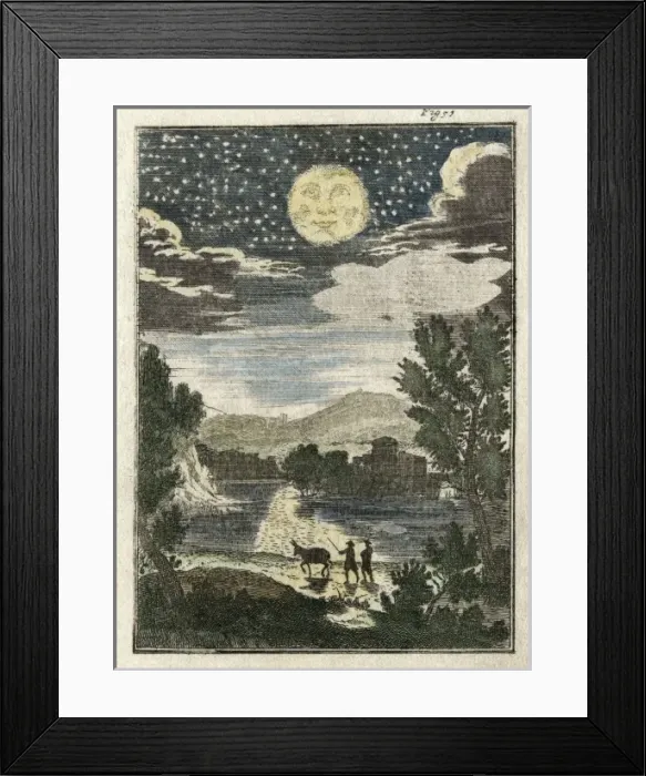 Framed Print : Man in the Moon Framed Print : Man in the Moon
