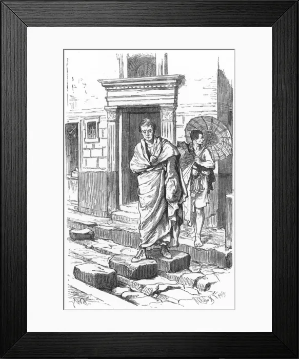 Framed Print : A Street in Pompeii Framed Print : A Street in Pompeii