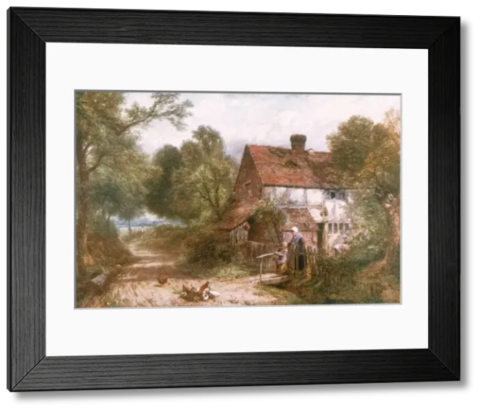 Framed Print : Rural Surrey Cottage Framed Print : Rural Surrey Cottage