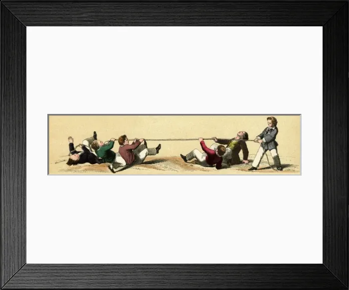 Framed Print : Tug Of War Framed Print : Tug Of War