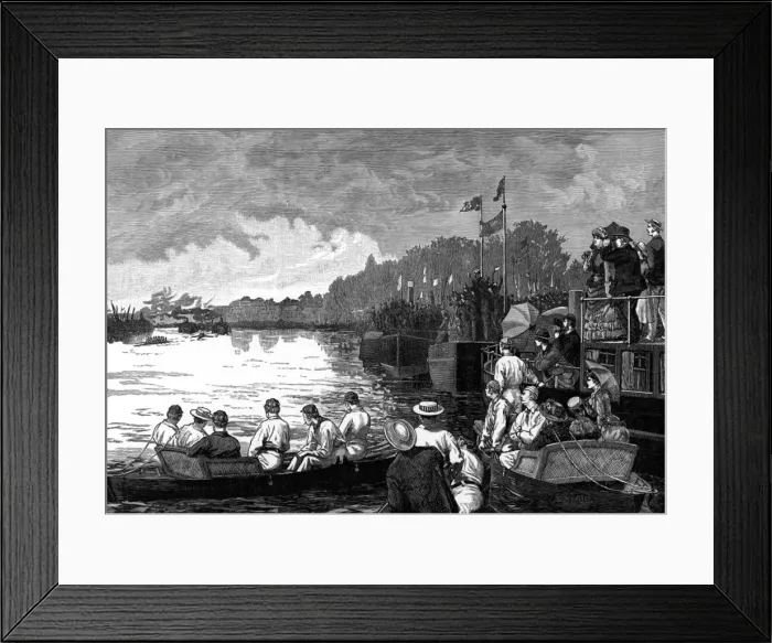 Framed Print : Oxford V Cambridge 1890 Framed Print : Oxford V Cambridge 1890