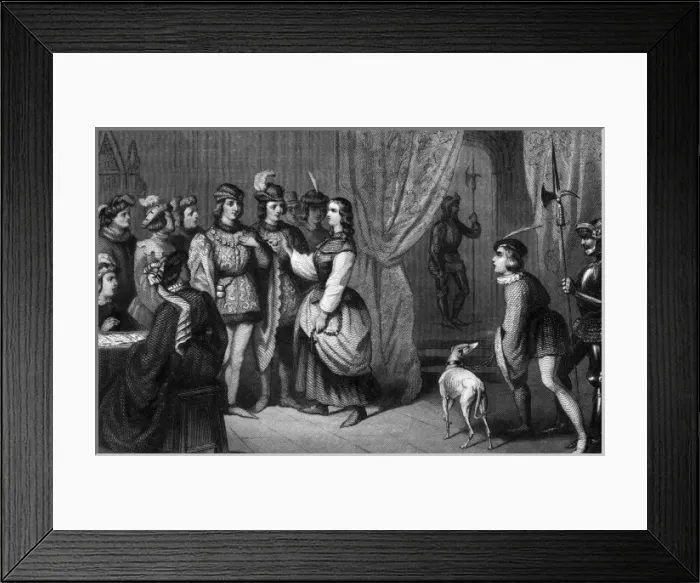 Framed Print : Joan of Arc Identifies Framed Print : Joan of Arc Identifies