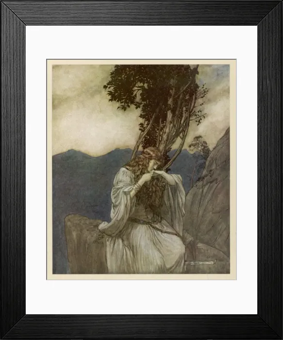 Framed Print : Brunnhilde and Ring Framed Print : Brunnhilde and Ring
