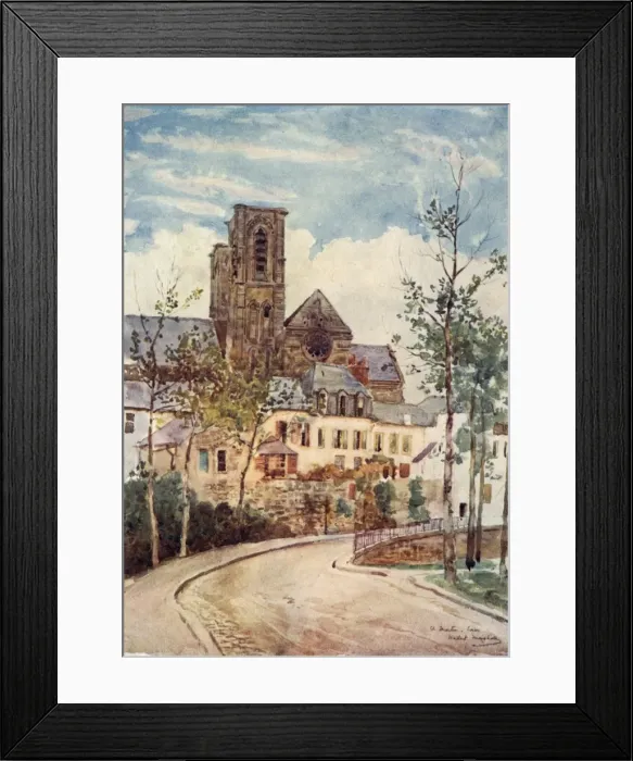 Framed Print : France / Laon Street 1907 Framed Print : France / Laon Street 1907