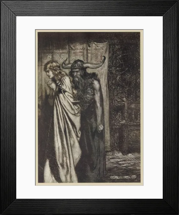 Framed Print : Hagen & Brunnhilde Framed Print : Hagen & Brunnhilde