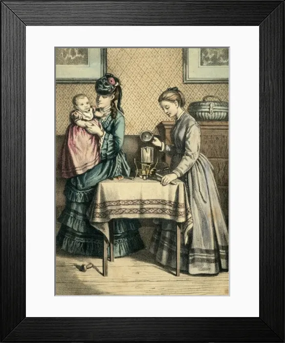 Framed Print : Godmother / Mother / Baby Framed Print : Godmother / Mother / Baby