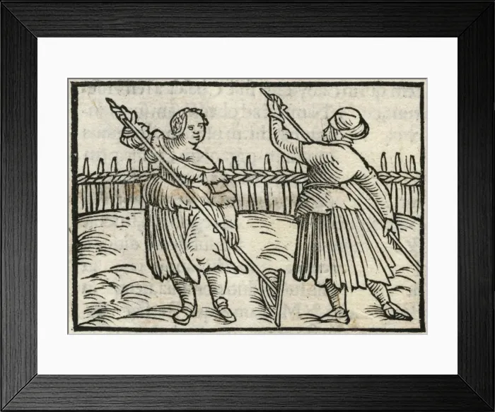 Framed Print : Hay Making C16 Germany Framed Print : Hay Making C16 Germany