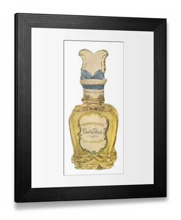 Framed Print : Perfume Bottle C1900 Framed Print : Perfume Bottle C1900