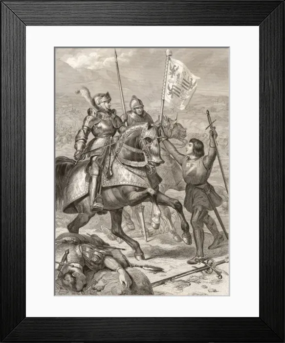 Framed Print : Battle of Fornovo 1495