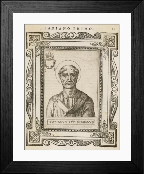 Framed Print : Pope Fabianus Framed Print : Pope Fabianus