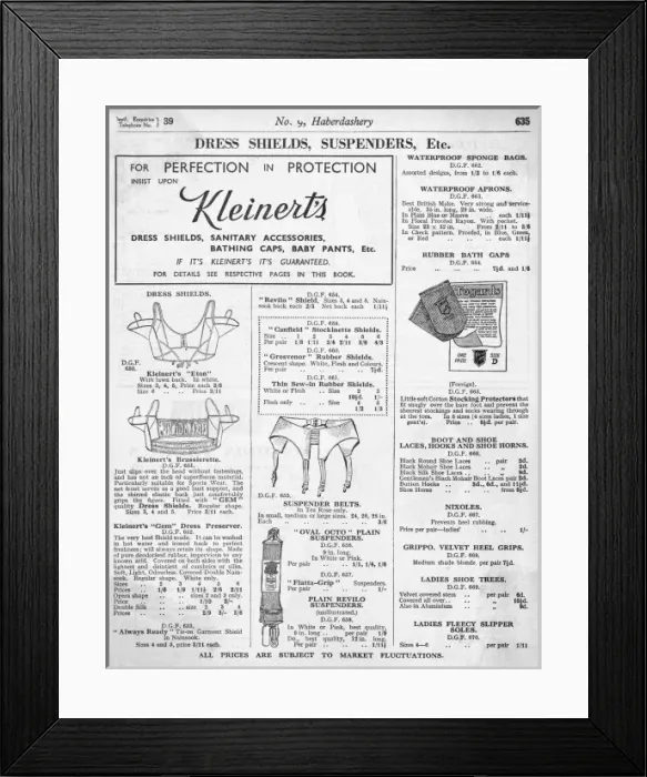 Framed Print : Brassierette 1938 Framed Print : Brassierette 1938