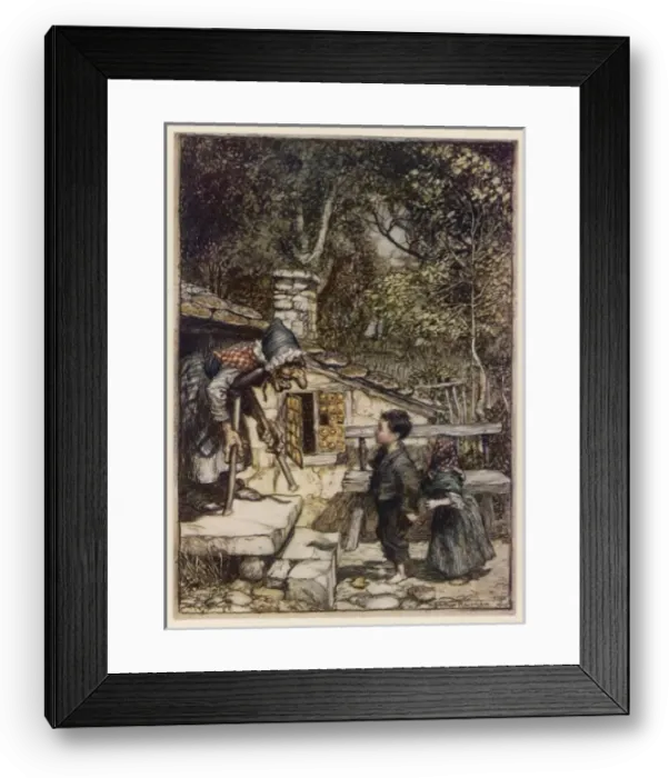 Framed Print : Hansel&gretel / Meet Witch Framed Print : Hansel&gretel / Meet Witch