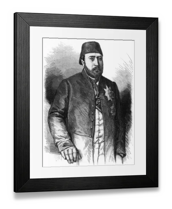 Framed Print : Ismail Pasha, Viceroy Framed Print : Ismail Pasha, Viceroy