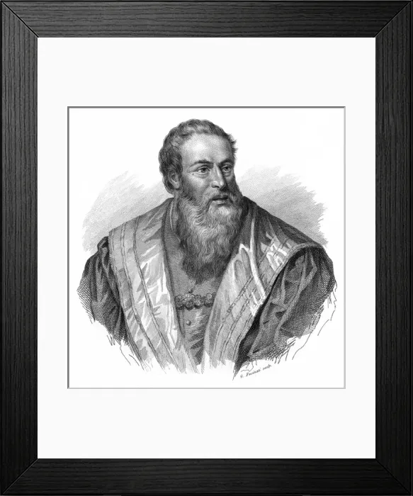 Framed Print : Pietro Aretino / Titian Framed Print : Pietro Aretino / Titian
