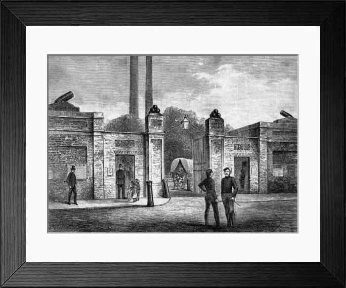 Framed Print : Woolwich Arsenal 1885 Framed Print : Woolwich Arsenal 1885