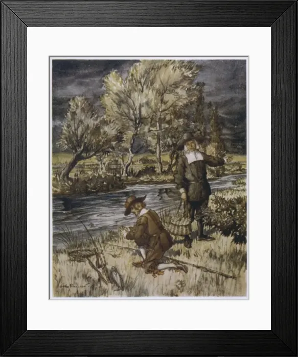 Framed Print : Compleat Angler / Bank Framed Print : Compleat Angler / Bank