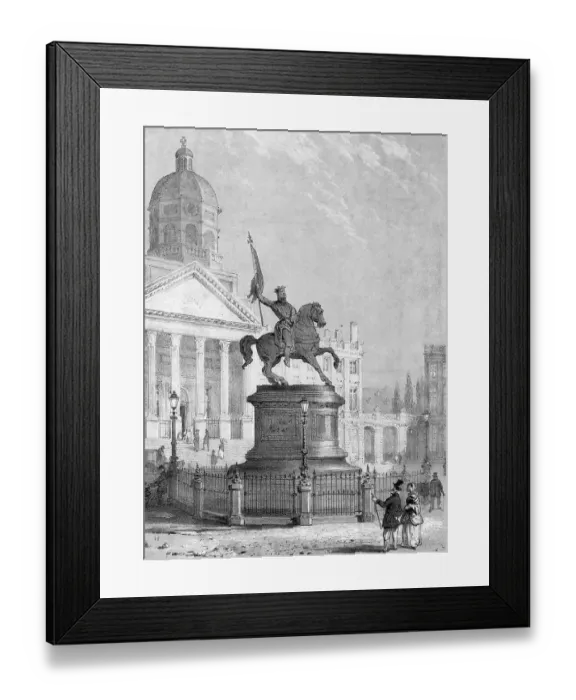 Framed Print : Brussels / Place Royale Framed Print : Brussels / Place Royale