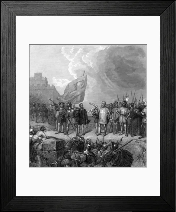 Framed Print : Crusades / Malta Relieved Framed Print : Crusades / Malta Relieved