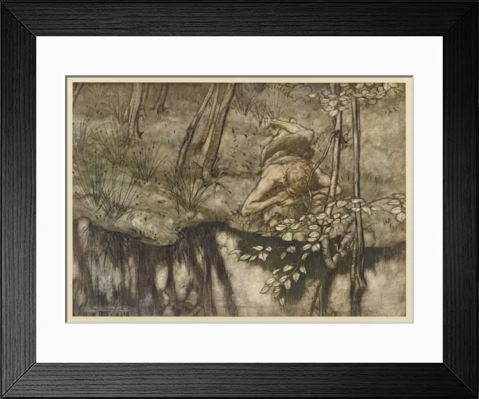 Framed Print : Siegfried Sees Himself Framed Print : Siegfried Sees Himself