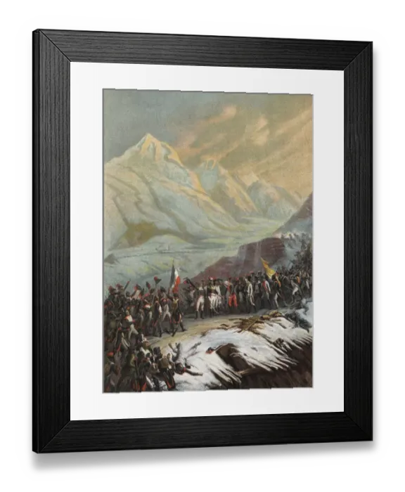 Framed Print : Petit Saint Bernard 1794 Framed Print : Petit Saint Bernard 1794
