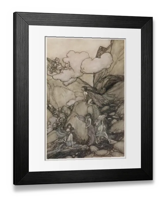 Framed Print : American Fairies Framed Print : American Fairies