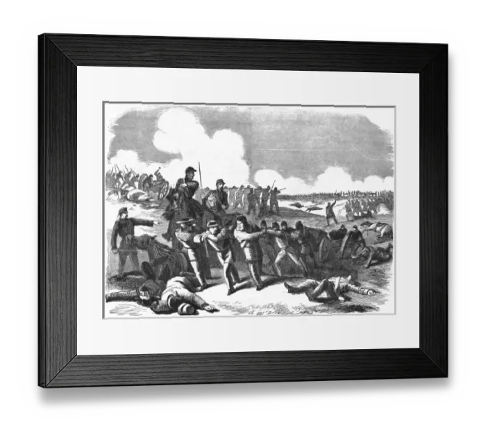 Framed Print : Battle of Springfield Framed Print : Battle of Springfield