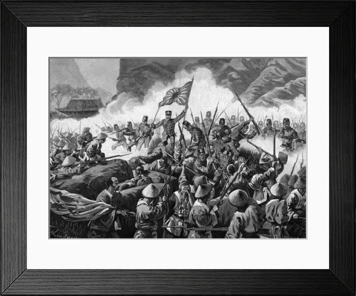 Framed Print : A Japanese Attack Framed Print : A Japanese Attack