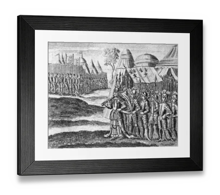 Framed Print : Joan of Arc Heads Army Framed Print : Joan of Arc Heads Army