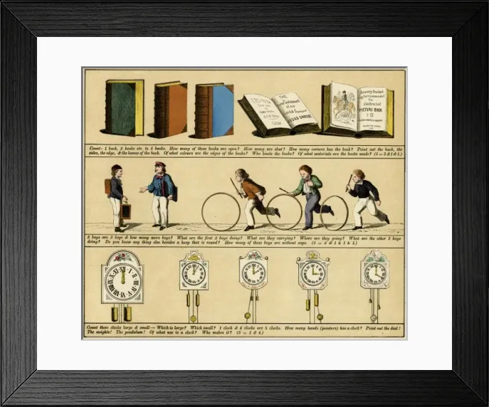 Framed Print : TEXTBOOK / 1880 / PLATE 12 Framed Print : TEXTBOOK / 1880 / PLATE 12