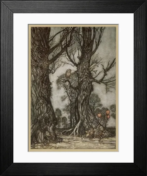 Framed Print : Fairy Lantern Bearers Framed Print : Fairy Lantern Bearers