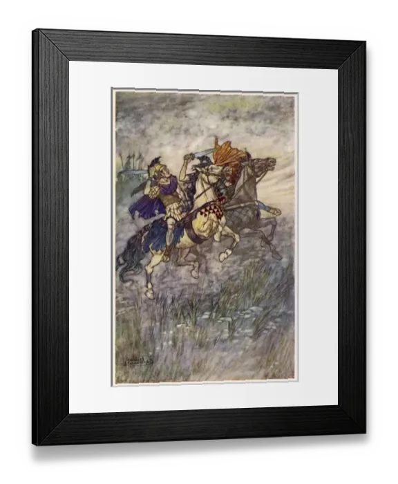 Framed Print : Coriolanus & Aufidius Framed Print : Coriolanus & Aufidius